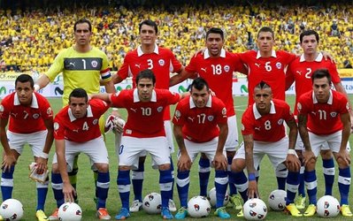 فهرست شیلی برای جام جهانی 2014 اعلام شد