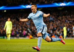 سرخیو آگوئرو|منچستر سیتی 1 - 2 بارسلونا / لیگ قهرمانان