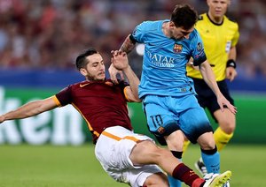 لیونل مسی|رم 1 - 1 بارسلونا / لیگ قهرمانان