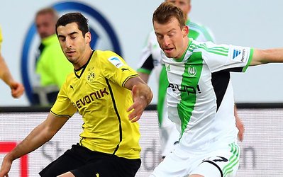 برتری دورتموند برابر ولفسبورگ