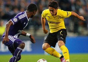 شينجی کاواگا|اندرلخت 0-3 دورتموند / لیگ قهرمانان