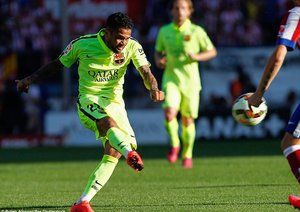 دنی آلوز|اتلتیکو مادرید 0 - 1 بارسلونا / لالیگا