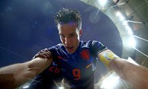 گل چهارم هلند به اسپانیا توسط فن پرسی