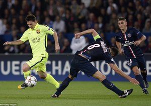 لیونل مسی|پاریس سن ژرمن 3-2 بارسلونا / لیگ قهرمانان