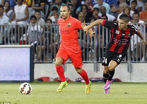 آندرس اینیستا|بارسلونا 1-1 نیس / دیدار دوستانه