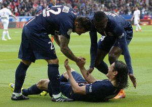 شادی بازیکنان پی اس جی