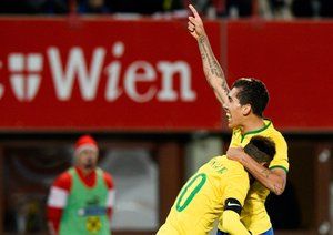 نیمار|اتریش 1 - 2 برزیل/ دیدار دوستانه