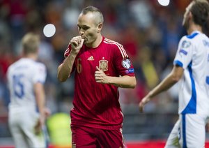 آندرس اینیستا|اسپانیا 2 - 0 اسلواکی / مقدماتی یورو 2016