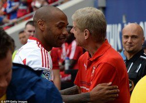 تیری هانری - آرسن ونگر|آرسنال 0-1 نیویورک ردبول/ دیدار دوستانه