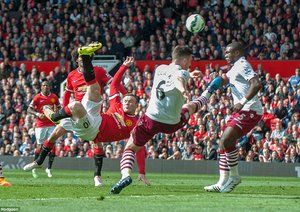 وین رونی|منچستر یونایتد 3 - 1 آستون ویلا / لیگ جزیره