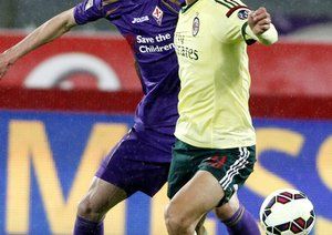 كيسوکه هوندا|فیورنتینا 2 - 1 میلان /  سری آ