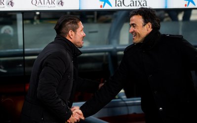 دیه گو سیمونه: انتظار داریم لیونل مسی در مقابل اتلتیکو در سمت راست خط حمله قرار بگیرد