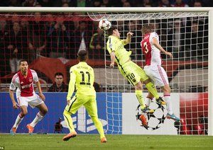 لیونل مسی|آژاكس 0 - 2 بارسلونا / لیگ قهرمانان