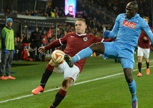 کالیدو کولیبای|اسپارتا پراگ 0 - 0 ناپولی / لیگ اروپا