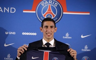 اولین تمرین دی‌ماریا با سن‌ژرمن