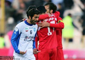 شادمانی بازیکنان پرسپولیس|پرسپولیس تهران 2 - 2 گسترش فولاد تبریز / لیگ برتر