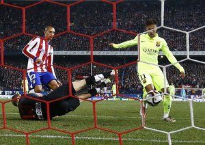 نیمار|اتلتیکو مادرید 2 - 3 بارسلونا / جام حذفی اسپانیا