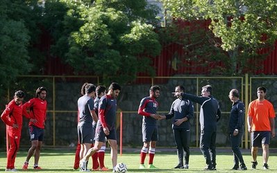 حاشیه‌های تمرین پرسپولیس | طوفان سرخپوشان را به سالن وزنه برد