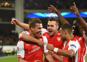 لوكاس پودولوسكي|اندرلخت 1-2 آرسنال / لیگ قهرمانان