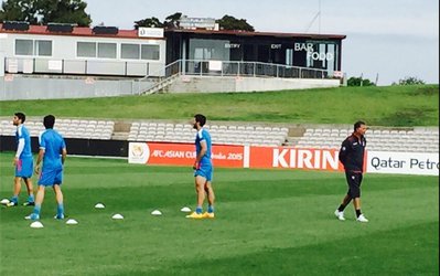 جام ملت‌های آسیا 2015 | آخرین تمرین تیم ملی پیش از بازی با قطر برگزار شد
