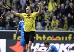 کوین گرسکروتز|خوشحالی کوین گرسکروتز بهد از زدن گل اول تیمش