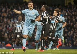 سرخیو آگرو|منچستر سیتی 5 - 0 نیوکاسل / لیگ جزیره