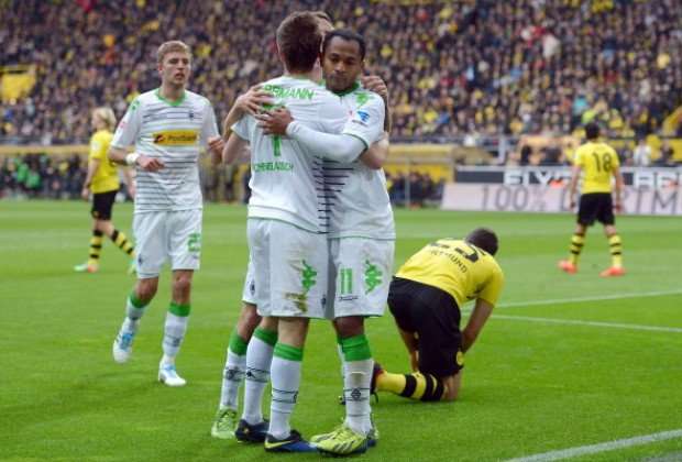 مونشن گلادباخ 3 - 1 بوروسیا دورتموند/هفته بیست و هشتم بوندسلیگا/گل های مسابقه