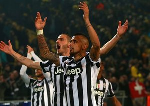 شادی بازیکنان یووه