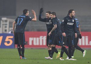 شادی شاگردان مانچینی|کیه وو 0 - 2 اینترمیلان / سری آ