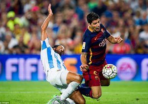 لوئیس سوارز|بارسلونا 1 - 0 مالاگا / لالیگا