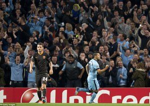 سرخیو آگرو|منچسترسیتی 1-1 آ اس رم / لیگ قهرمانان