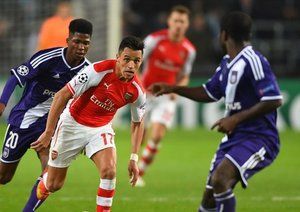 الکسیس سانچز|اندرلخت 1-2 آرسنال / لیگ قهرمانان