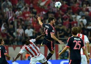 ژابی آلونسو|المپیاکوس 0 - 3 بایرن مونیخ / لیگ قهرمانان