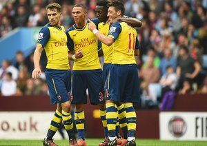 مسوت اوزیل|آستون‌ویلا  0-3 آرسنال / لیگ جزیره