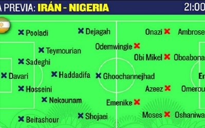 ترکیب احتمالی ایران مقابل نیجریه/ داوری فیکس شد، قوچان‌نژاد در نوک خط حمله+عکس