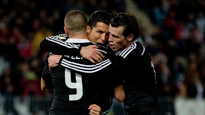 کریستیانو رونالدو - گرت بیل - بنزما