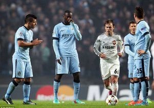 عکس العمل بازیکنان من سیتی|منچستر سیتی 1 - 2 زسكا مسكو / لیگ قهرمانان