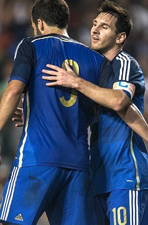 گونزالو ایگواین - لیونل مسی