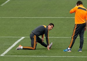 جلسه تمرینی رئال با حضور رونالدو پیش از فینال لیگ قهرمانان اروپا