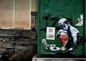 دیوارنوشت های ضد فیفا در برزیل