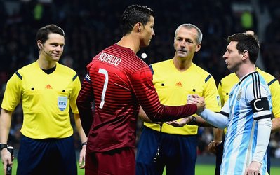 در حاشیه آرژانتین - پرتغال / برخورد سرد مسی و رونالدو