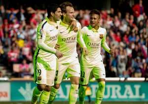 شادی بازیکنان بارسا