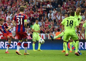 توماس مولر|بایرن مونیخ 3 - 2 بارسلونا / لیگ قهرمانان