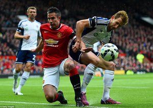 رابین فن پرسی|منچستر یونایتد 0 - 1 وست برومویچ / لیگ برتر