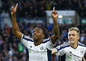 شادی بازیکن وست برومویچ