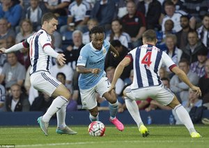 رحيم استرلینگ|وست برومویچ 0 - 3 منچستر سیتی / لیگ برتر انگلستان