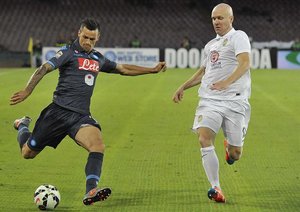 عکس العمل بازیکن ناپولی