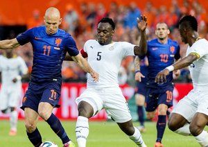 آرین روبن|هلند 1-0 غنا / دیدار دوستانه