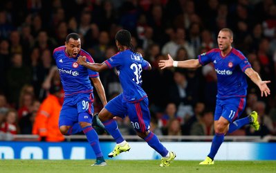 لیگ قهرمانان اروپا | آرسنال 2 - المپیاکوس 3 / توپچی‌ها در قعر جدول!