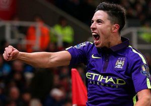 سمیر نصری|استوک سیتی 1 - 4 منچستر سیتی / لیگ جزیره